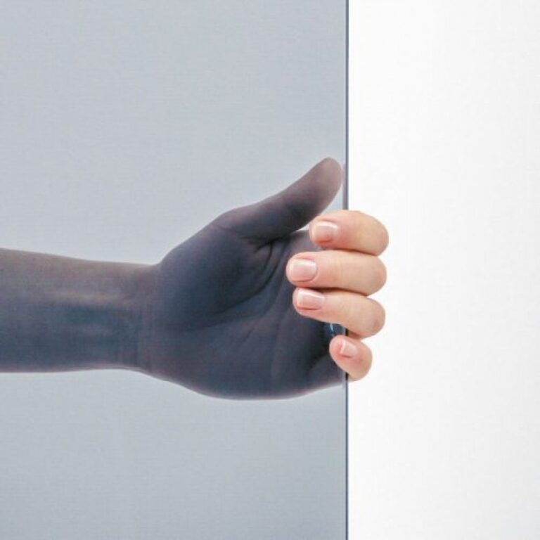 Sikkerhedsglas 8.76mm sort tonet