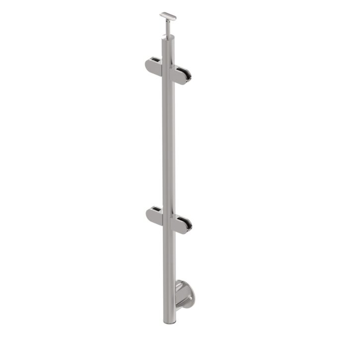 Baluster rustfrit stål - sidemonteret - 1000 mm